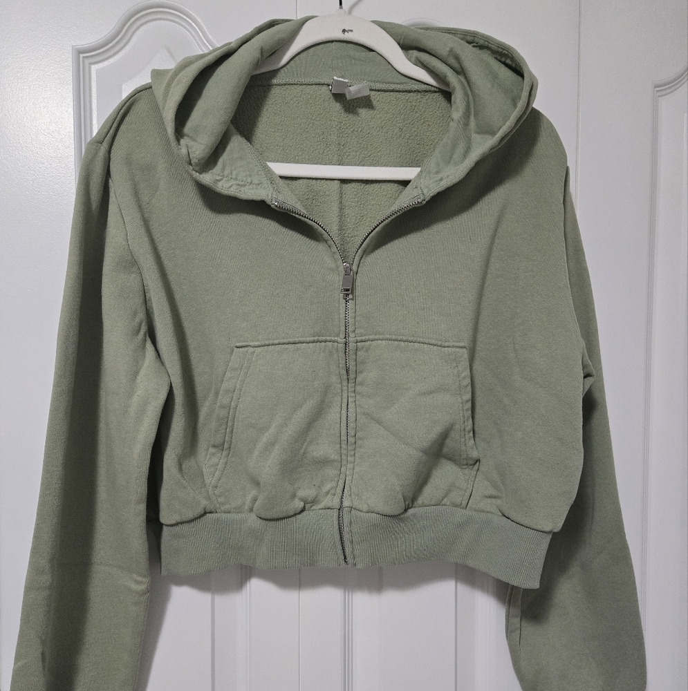 H&M Divided Light Green Hoodie